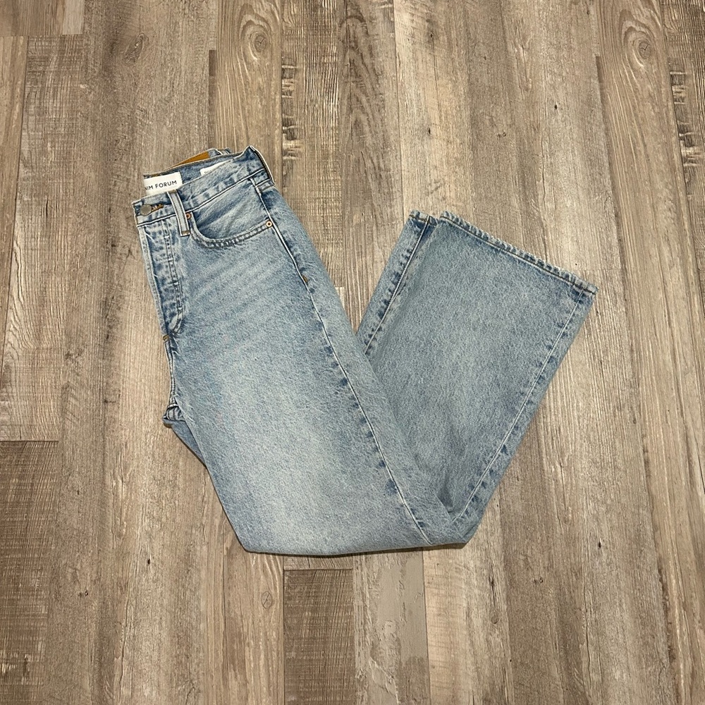 Denim Forum Farrah High Rise Wide Leg 28L